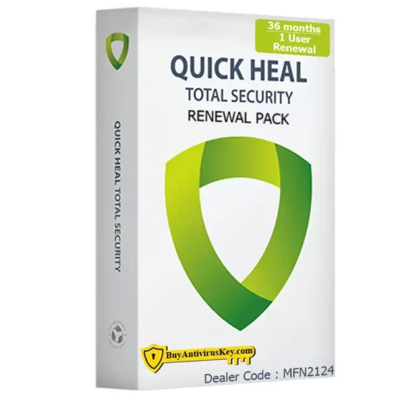 Quick Heal Total Security 1 User - 3 Years Renewal